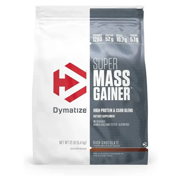 DYMATIZE SUPER MASS GAINER 12LB CHOCOLATE-