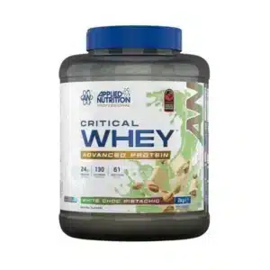 applied nutriton critical whey white choc pistachio