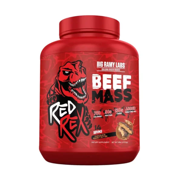 Red Rex Big Ramy Labs Beef Mass Chocolate Peanut Butter 2722g