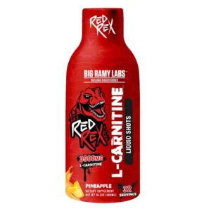 Red Rex L-Carnitine Pineapple Shots Liquid: 32 Servings, 480ml
