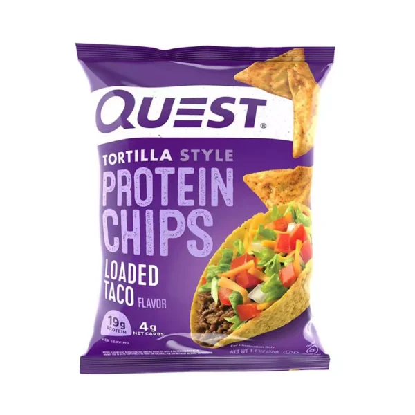 Quest Nutrition Tortilla Style Protein Chips 32g Loaded Taco