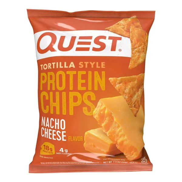 Quest Nutrition Tortilla Style Protein Chips 32g Nacho Cheese