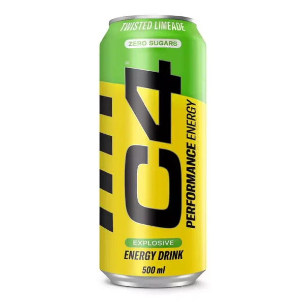 C4 Zero Sugars Energy Drink Twisted Limeade 500 ML