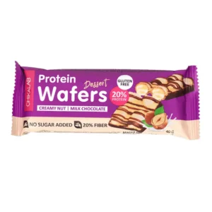 Chikalab Protein Wafers 40g Creamy Nut and Milk Chocolate