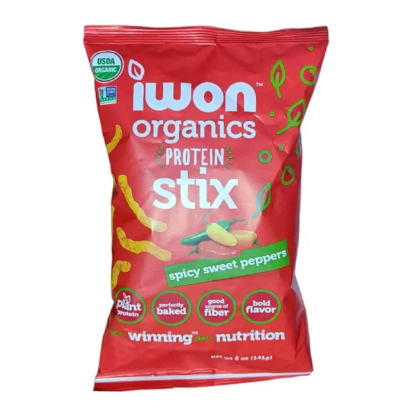 Iwon Organics Protein Stix Spicy Sweet Peppers 141g