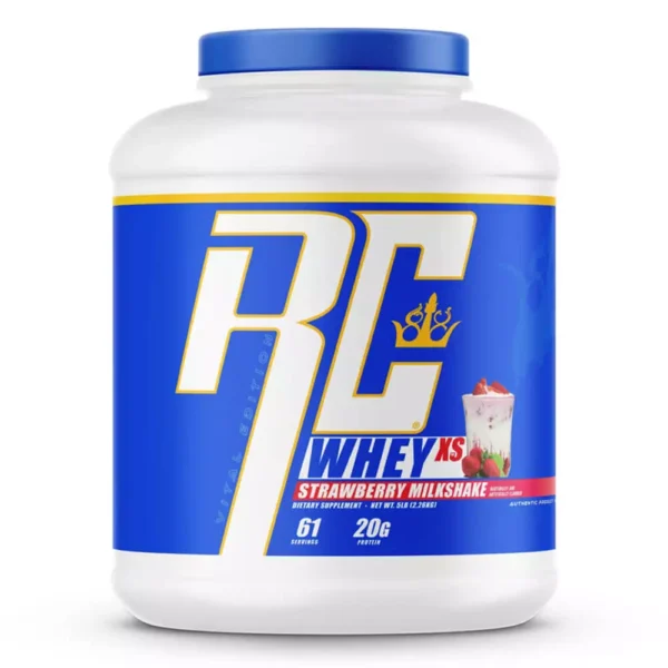 Ronnie Coleman Whey XS 60 Servings Strawberry Milkshake 5lb 2.26kg