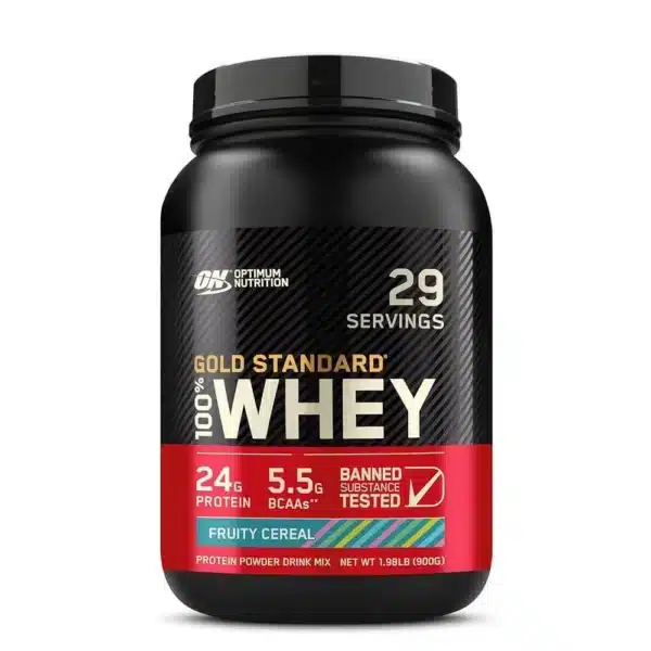 optimum nutrition gold standard whey fruity cereal 1.98lb 900g