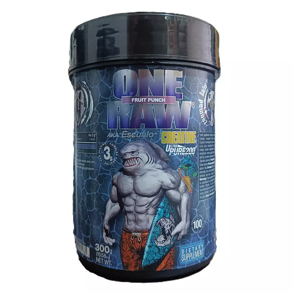 Zoomad Labs One Raw Creatine 100 Servings Fruit Punch 300g