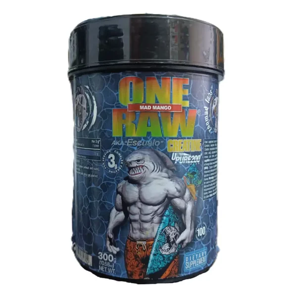 Zoomad Labs One Raw Creatine 100 Servings Mad Mango 300g