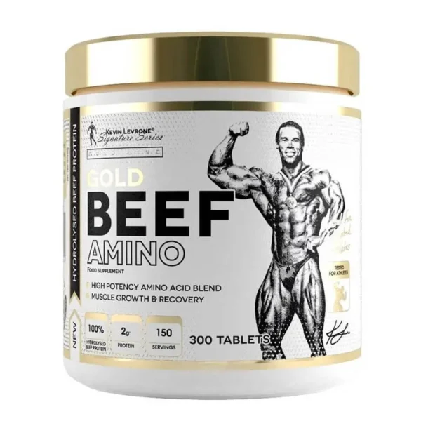 Kevin Levrone Gold Beef Amino, 300 Tablets, 150 Serving.
