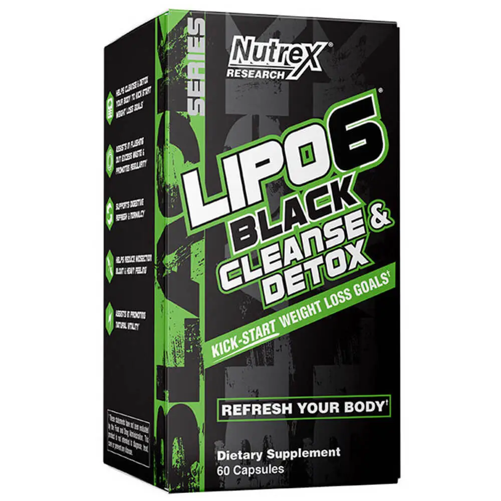 Nutrex Research Lipo 6 Black Cleanse & Detox 60 Capsules