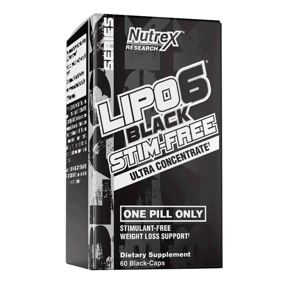 Nutrex Research Lipo 6 Black Stim-Free Ultra Concentrate 60 Capsules