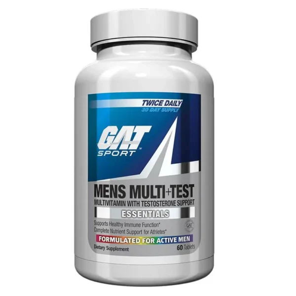 GAT Sport Mens Multi+Test Essentials 30Servings 60 Tablets