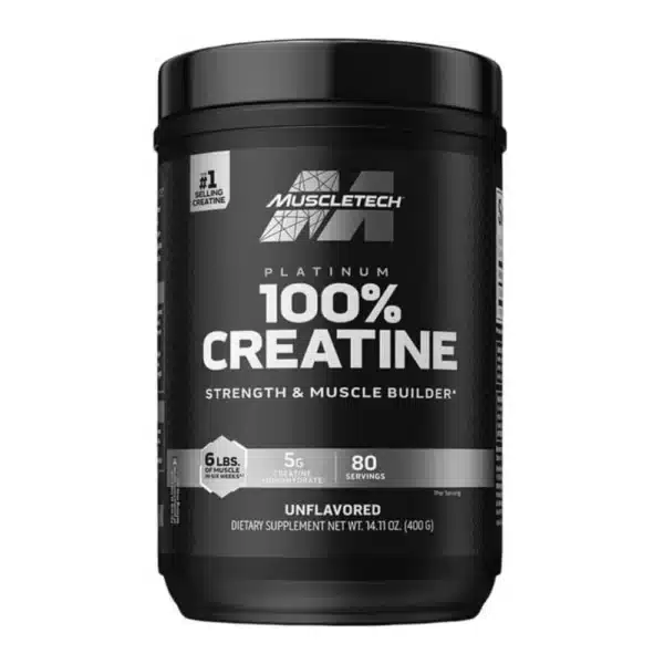 muscletech platinum 100% creatine strenth & muscle builder 80servings