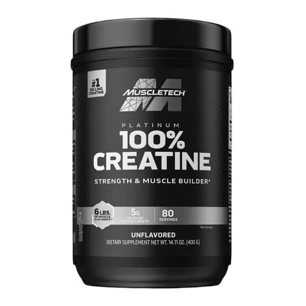 muscletech platinum 100% creatine strenth & muscle builder 80servings