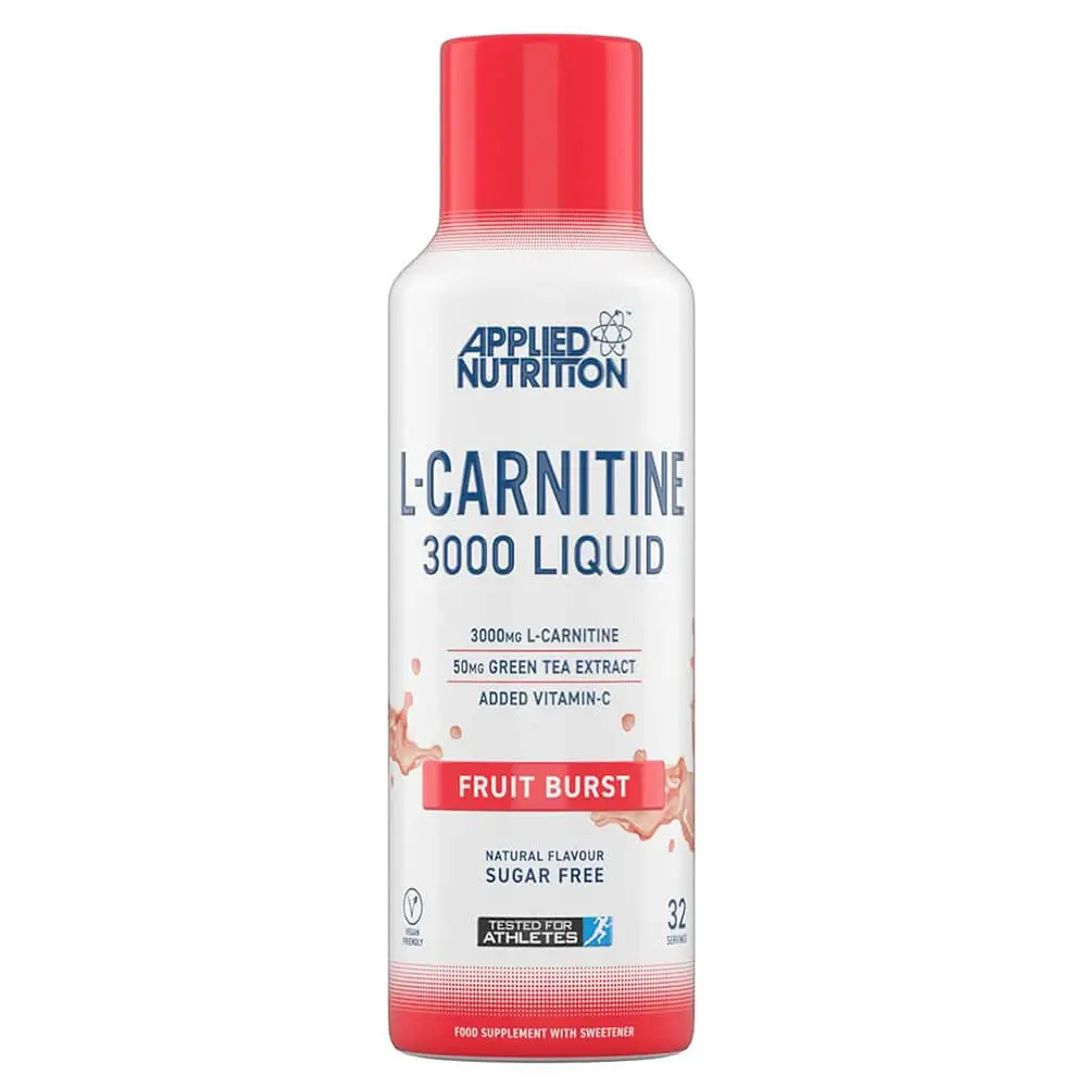 Applied Nutrition L-Carnitine 3000 Liquid, Fruit Burst Flavor,480ml, 32 Serving