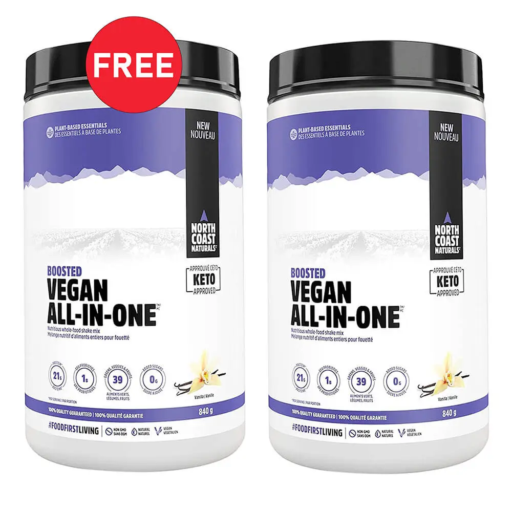 Buy One Get One Free: Plant-Based Essentials Vegan All in One 840G