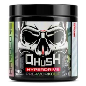 USN QHUSH Hyperdrive Pre-Workout, Original Flavor, 210g