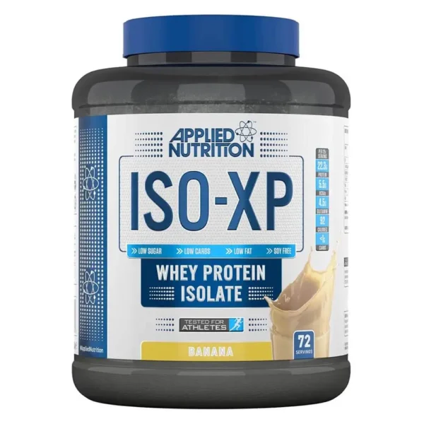 Applied Nutrition ISO XP Whey Protein Isolate, Banana Flavor, 1.8 Kg, 72 Serving
