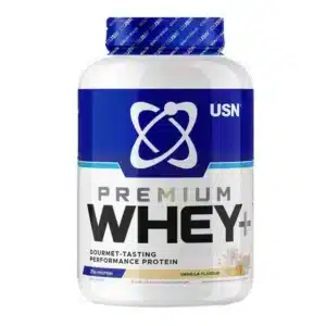 usn premium whey + vanilla flavor