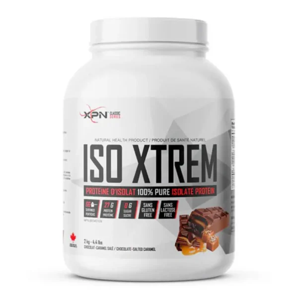 ISO XTREM CLASSIC SERIES, 4.4LBS, 2KG, CHOCOLATE+ SALTED CARAMEL