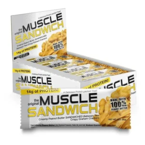 Muscle Sandwich Cream Peanut Butter 56g Pack of 12