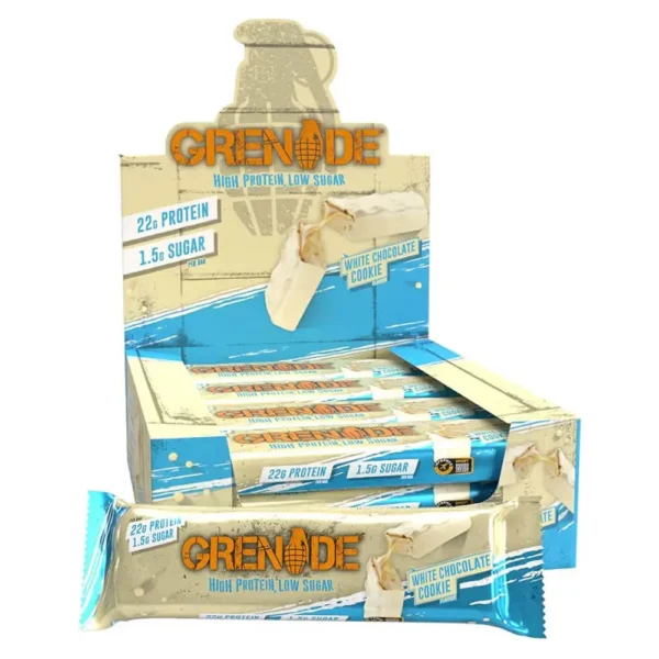 Grenade Protein bar 1box, white chocolate