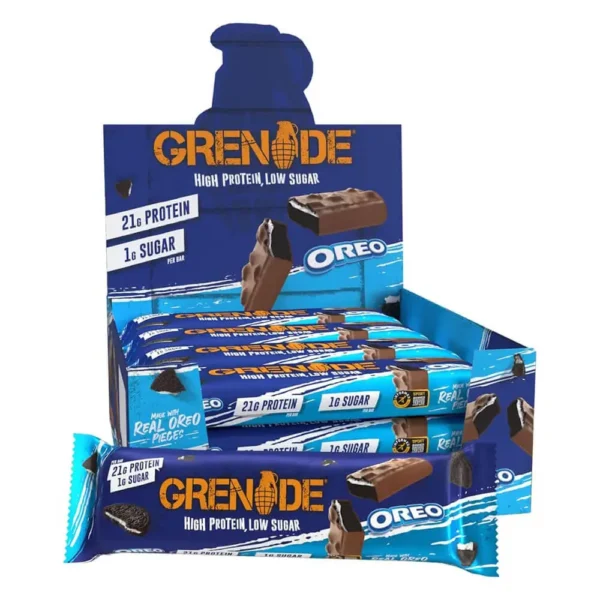 Grenade protein bar, pack of 12, oreo