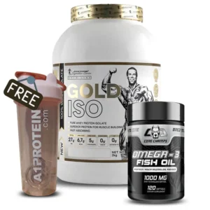 Kevin levrone gold iso & core champs omega-3 fish oil