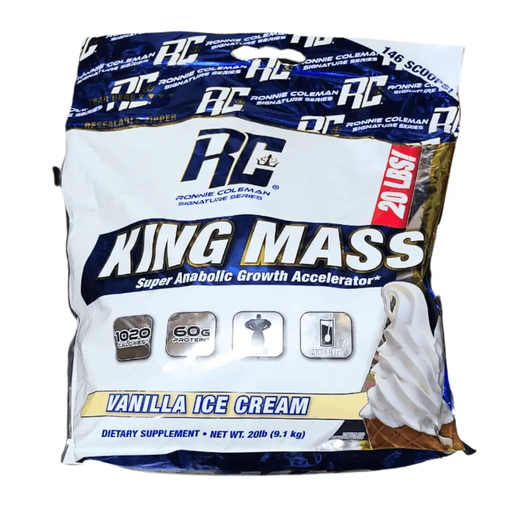 RC King Mass XL Super Anabolic Gainer 20lb, vanilla