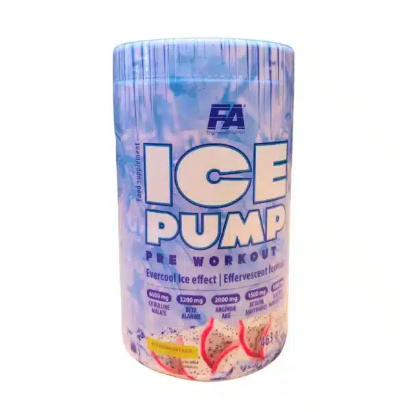 ice pump pre workout, icy dragon fruit flavour