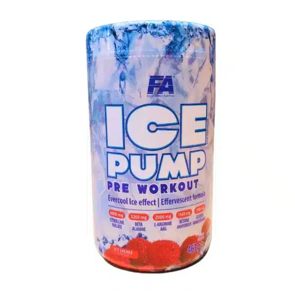 ice pump pre-workout, icy lychee flavour
