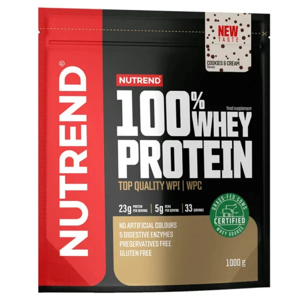 100% Whey Protein 1000g, Cookies & Cream