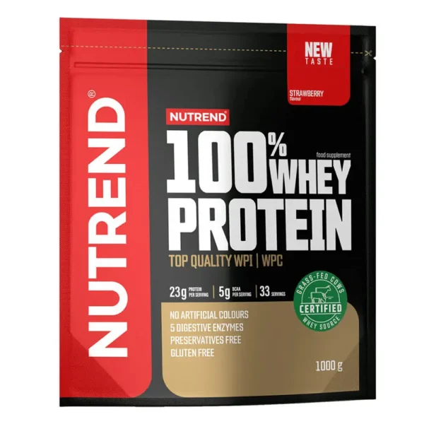 100% Whey Protein 1000g, Strawberry