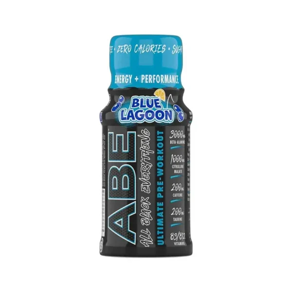 Applied Nutrition ABE Ultimate Pre workout Shot Blue Lagoon flavor 60ml