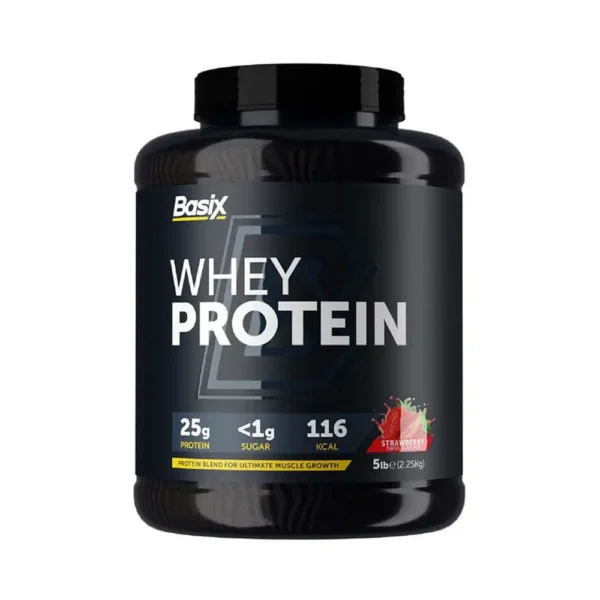 Basix Whey Protein 2.25kg Strawberry Swirl Flavor