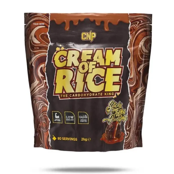 CNP Cream of Rice 2kg Sticky Toffee Pudding Flavor