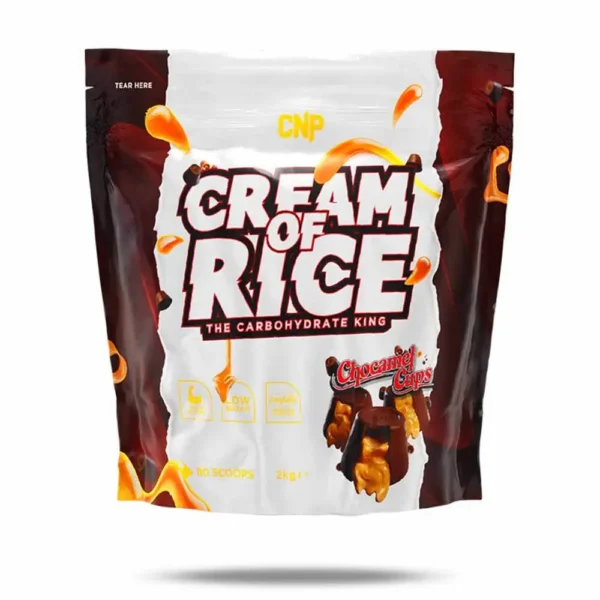 CNP Cream of Rice 2kg Chocamel Cups Flavor 80 Serving