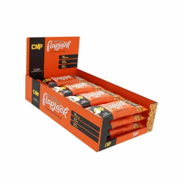 CNP High Protein Flapjack Chocolate Orange Flavor 75g Pack of 12