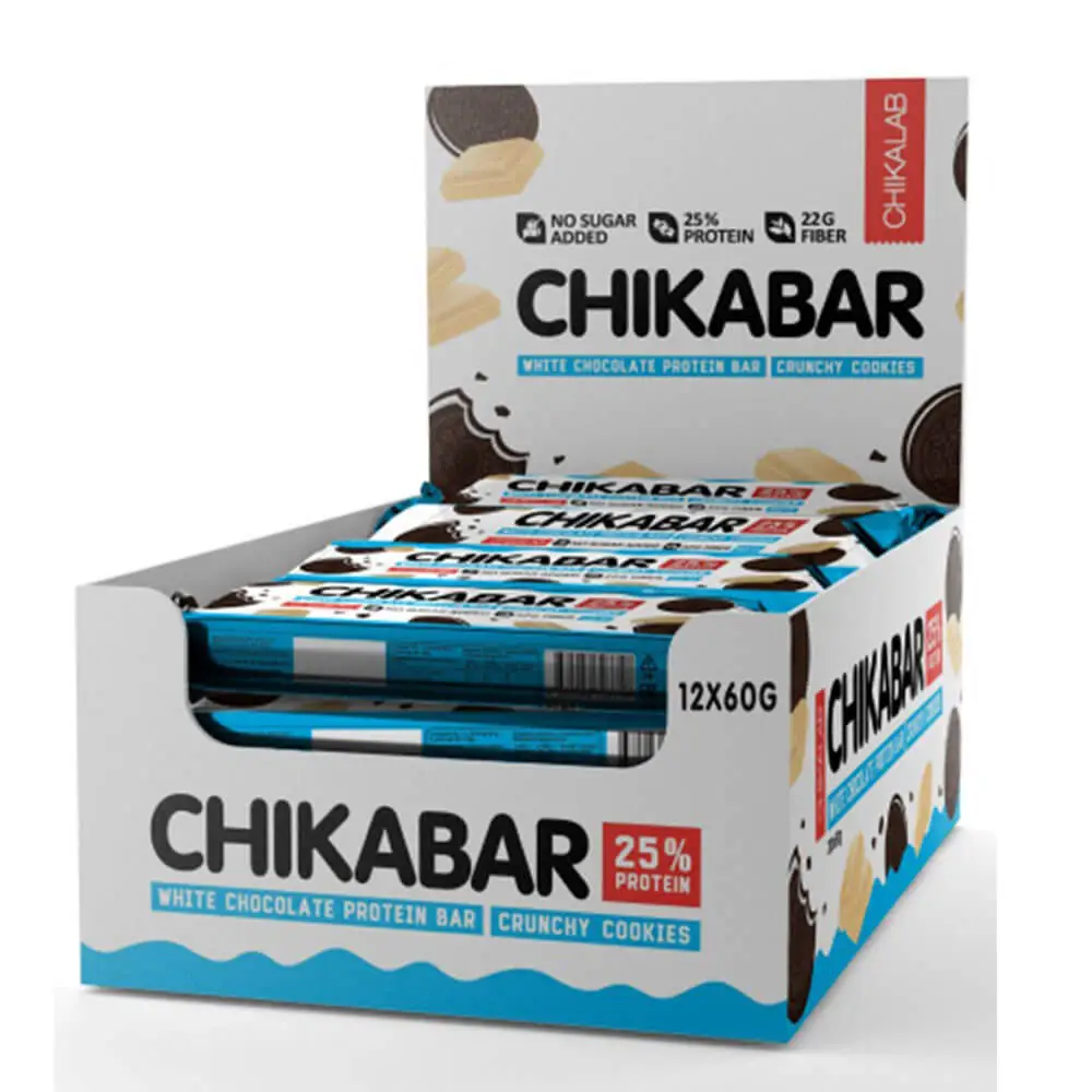 Chikalav chikabar protein bar crunchy cookies