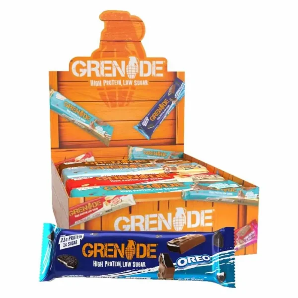 Grenade High Protein Bar Selection Box Pack of 12