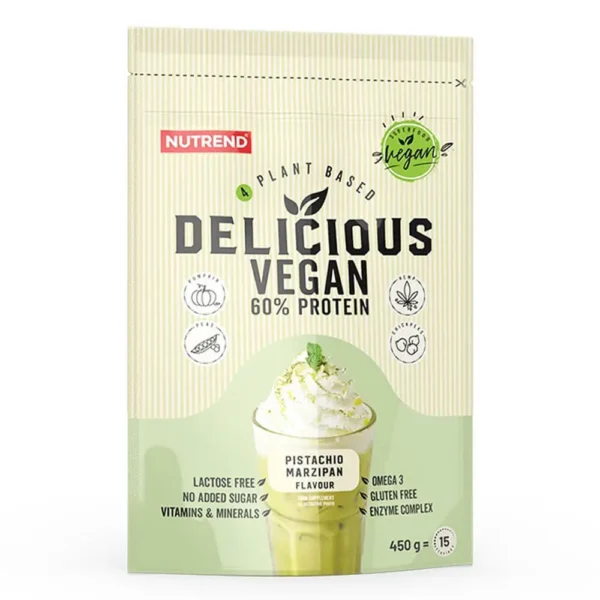 Nutrend Delicious vegan 450g, pistachio marzipan flavour