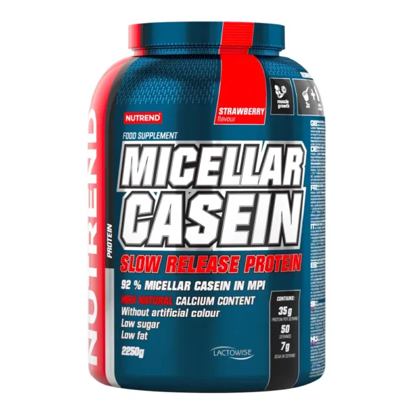 Nutrend Micellar Casein 2250g, strawberry