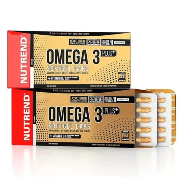 Nutrend Omega 3plus softgel caps