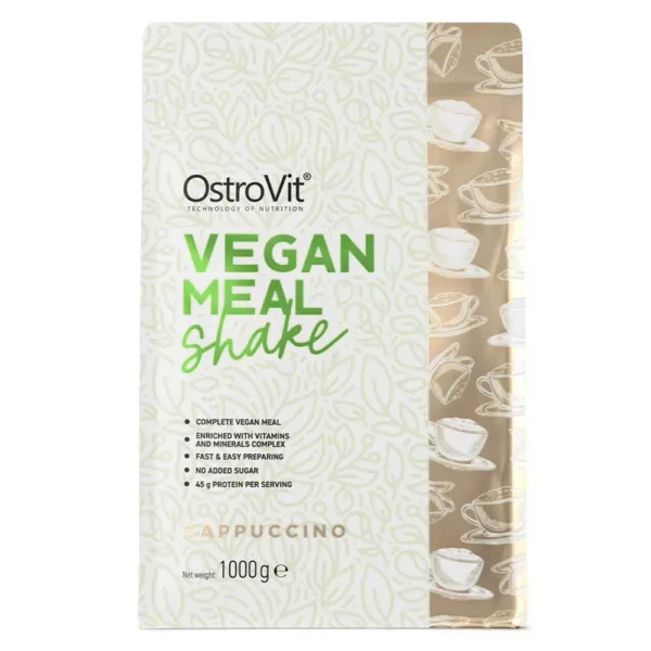 Ostrovit Vegan Meal Shake 1000g Cappucino Flavor