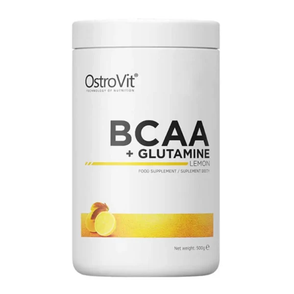 OstroVit BCAA+ Glutamine 500g Lemon Flavor 50 serving