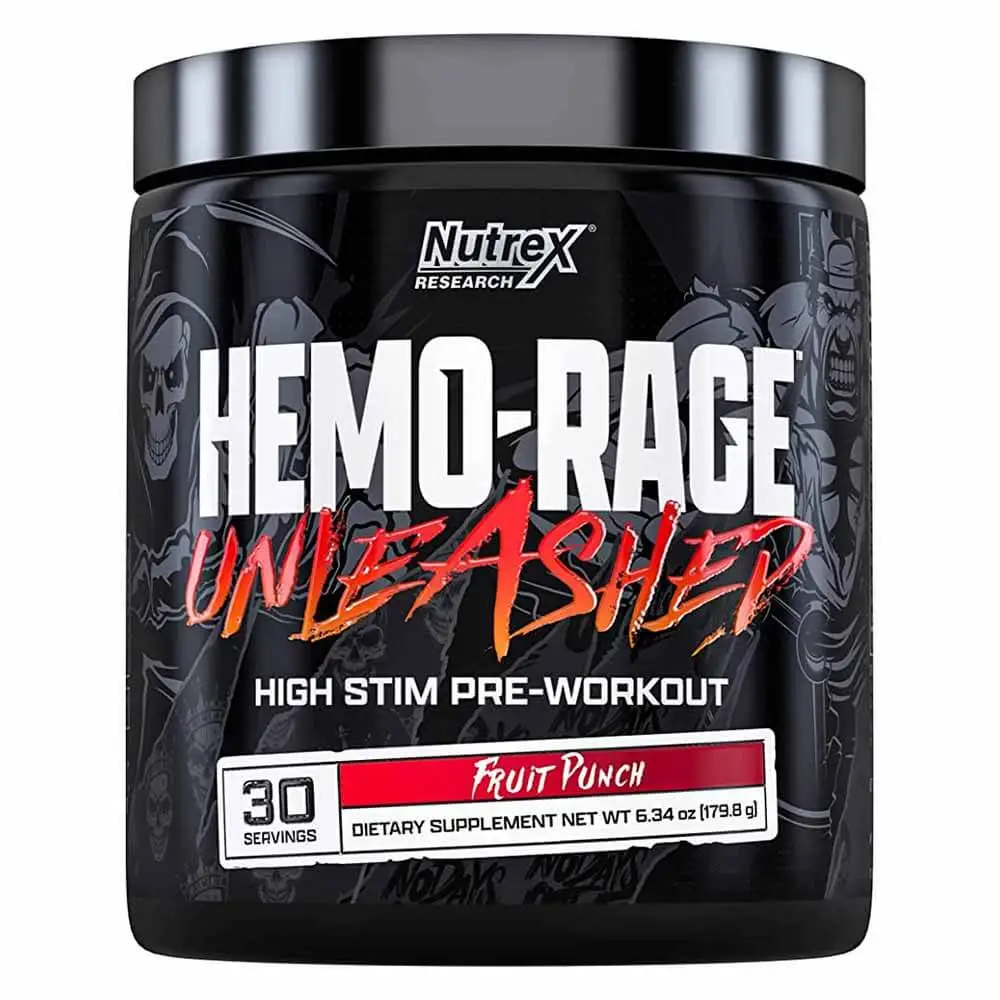 Nutrex Research High Stim Pre-workout 179.8g Fruit Punch flavor 30 Serving