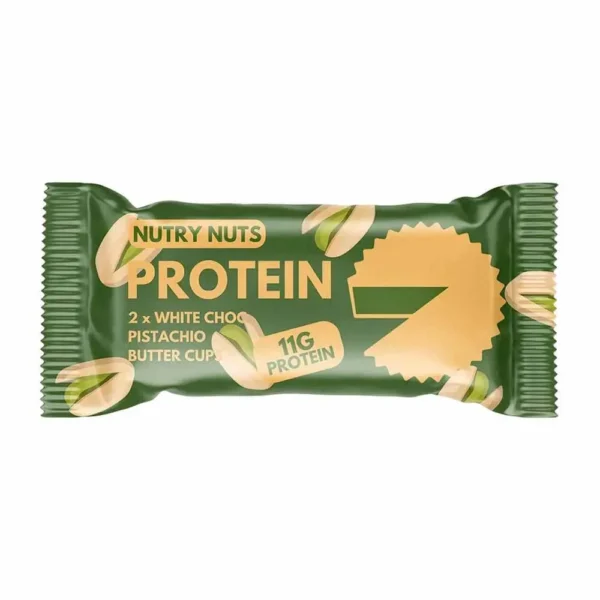 Nutry Nuts Protein Cup Cakes White Chocolate Pistachio Butter Flavor 42g