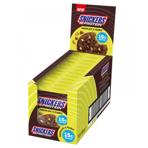 Snickers Hi Protein Chocolate And Peanut Flavor 60g Pack of 12