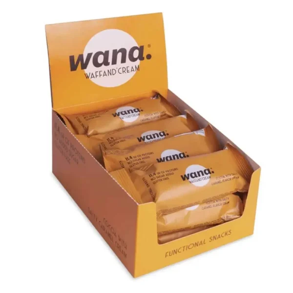 Wana Cocoa With Salty Caramel Cream 43g Pack of 12